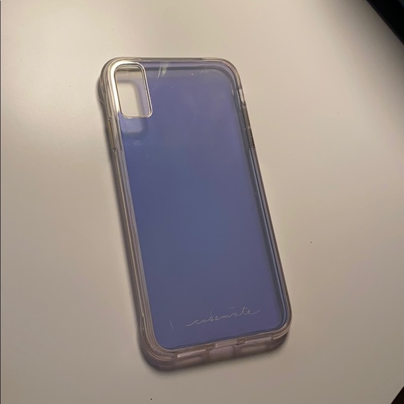 Iridescent  Mirrored iPhone XS MAX Casemate Case - Picture 1 of 2